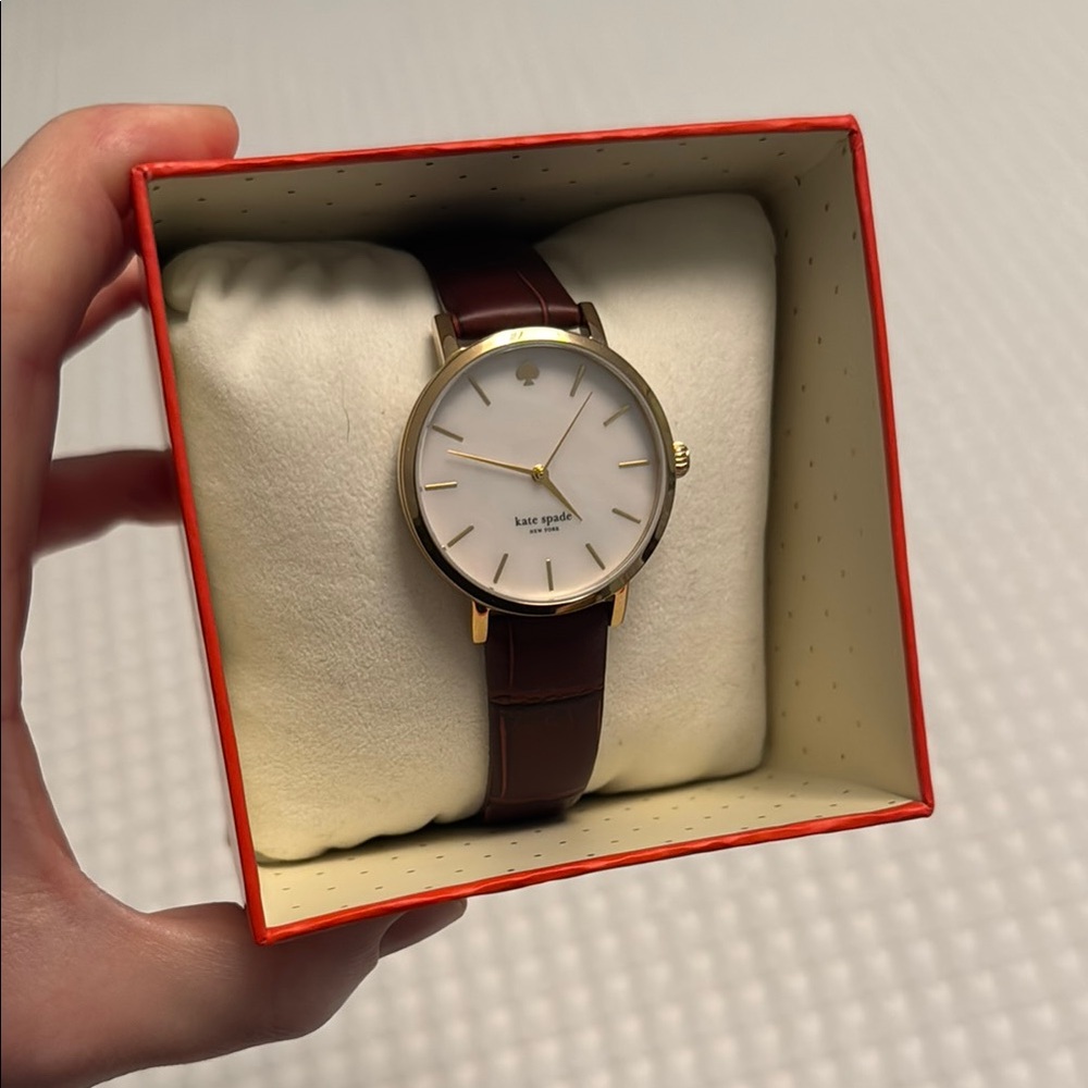 Kate Spade Gold and Brown Watch